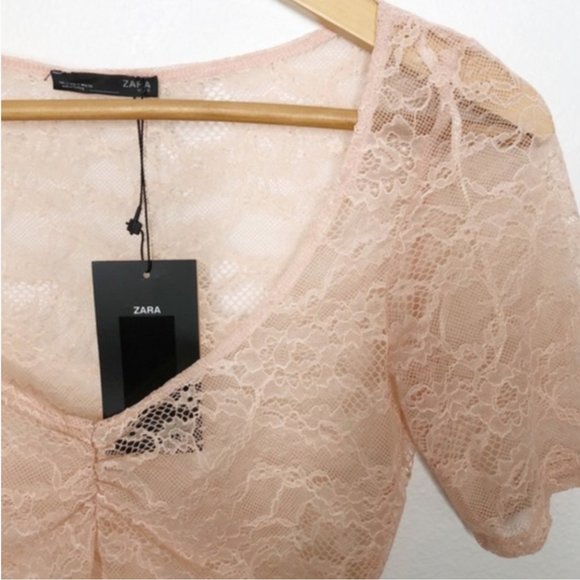 Zara Lace Bodysuit NWOT - Picture 4 of 5